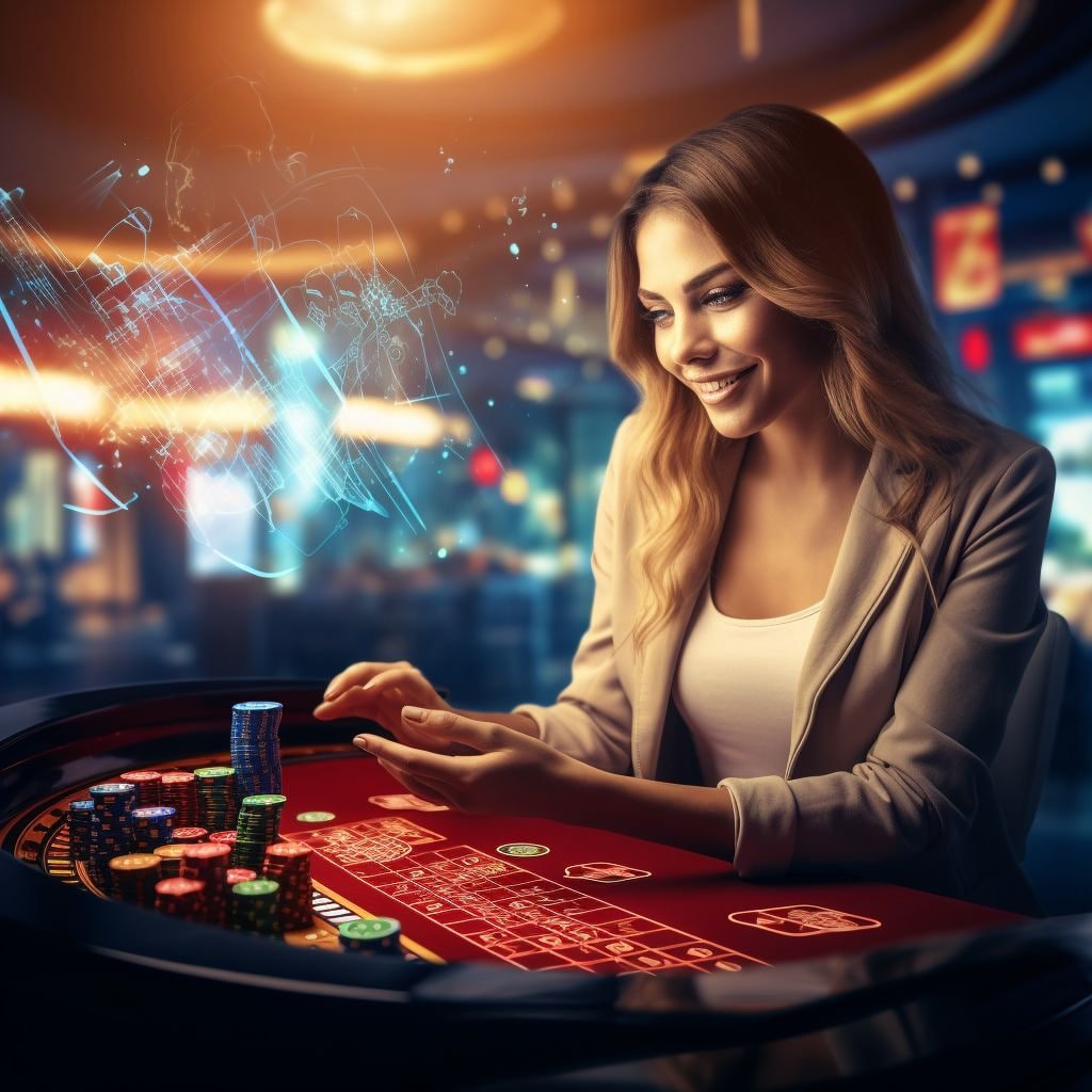 SK7891 Live Casino dealer profesional streaming HD meja baccarat roulette real-time